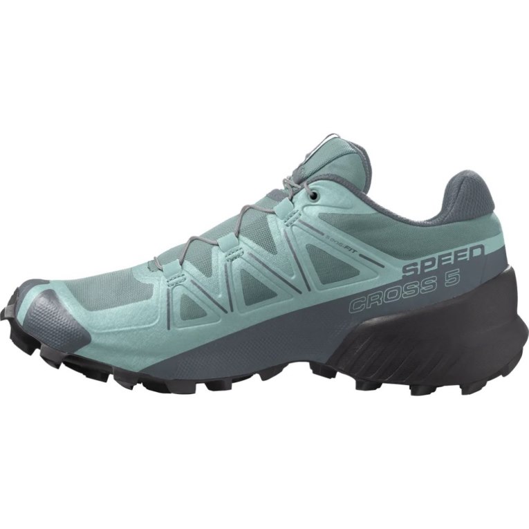 Sapatilhas Trail Running Salomon Speedcross 5 Feminino Turquesa | PT F29435